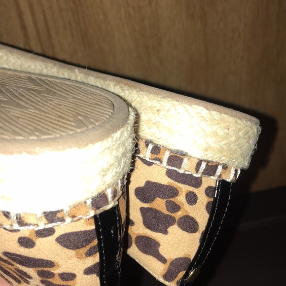 Dr Scholl 9 NEW Cheetah/Leopard Print/Macrame Details Slip On Tennis Shoes - Picture 8 of 8